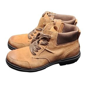 UGG‎ Boots Womens Size 7 Brown Suede Waterproof Chukka Ankle Lace Up 1130431